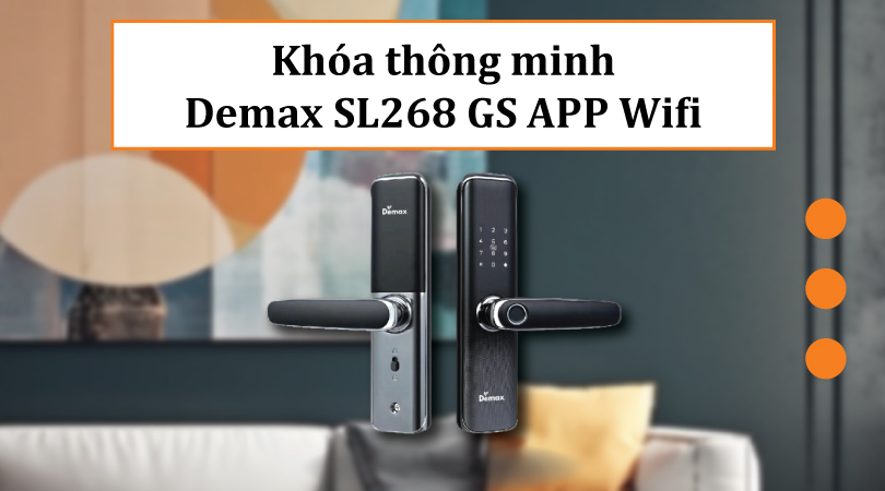 Khóa thông minh Demax EL268 GS APP Wifi